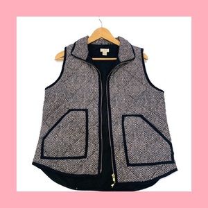 J Crew Herringbone Vest